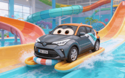 Aquaparks with heated water where both kids and adults can have fun