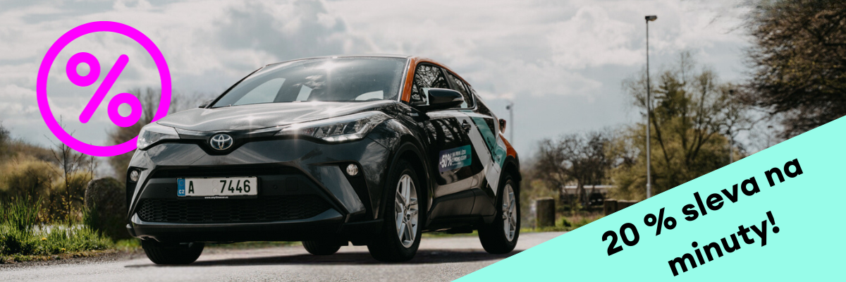 Sleva 20 % na minuty u vybraných aut